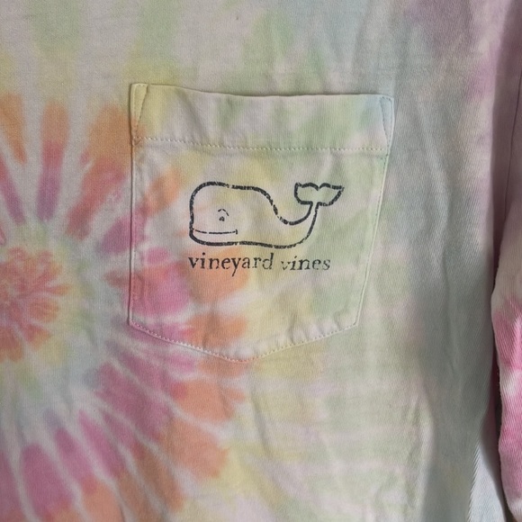 Vineyard Vines Long Sleeve Tie-Dye T-shirt (Size M) - Picture 3 of 5